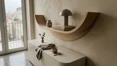 Adeus à prateleira reta: a tendência das curvas que vai marcar a decoração em 2026 (sem obras)