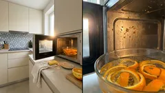Como limpar o micro-ondas sem esforço: o truque do vapor com casca de laranja