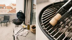 Como limpar a grelha e reduzir a aderência com uma rolha de cortiça (e quando este truque não chega)