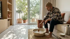 Escalda‑pés com sal e bicarbonato: para que serve mesmo, como fazer e que cuidados ter