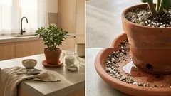 O pormenor no substrato que ajuda a evitar encharcamentos na árvore de jade